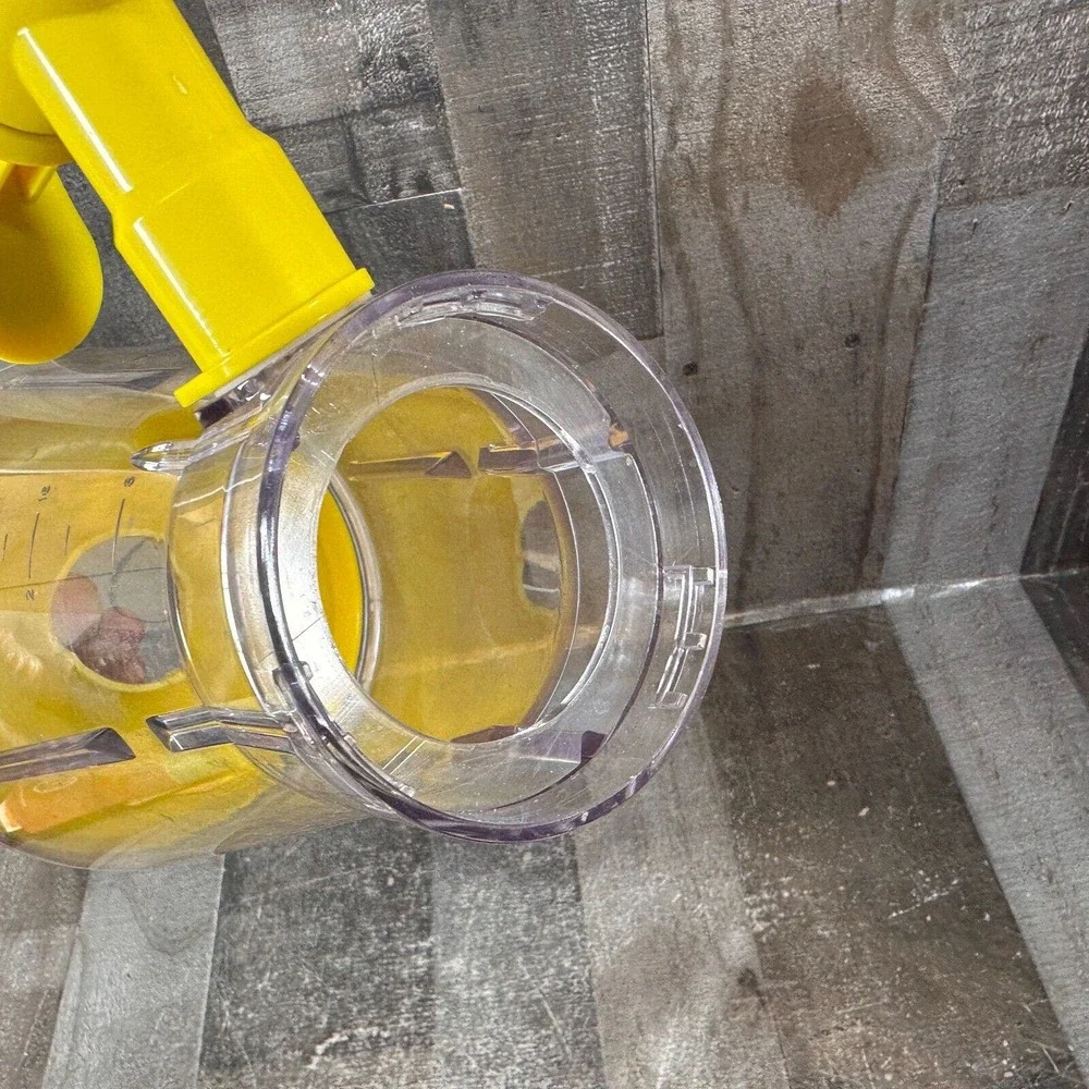 Back To‎ Basics Blender Smoothie Elite SE2000 Plastic Pitcher 7 Cup Lid Yellow